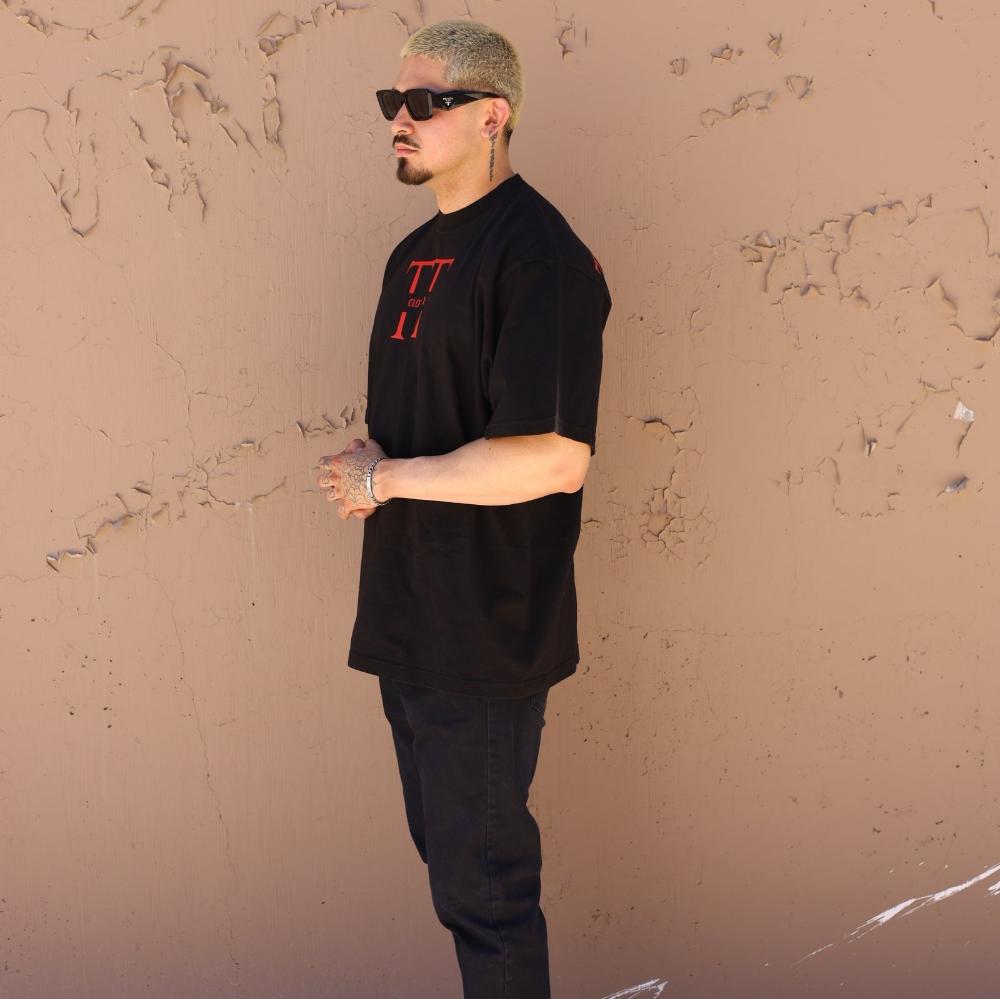 Too Tough Oversized Tee - Black