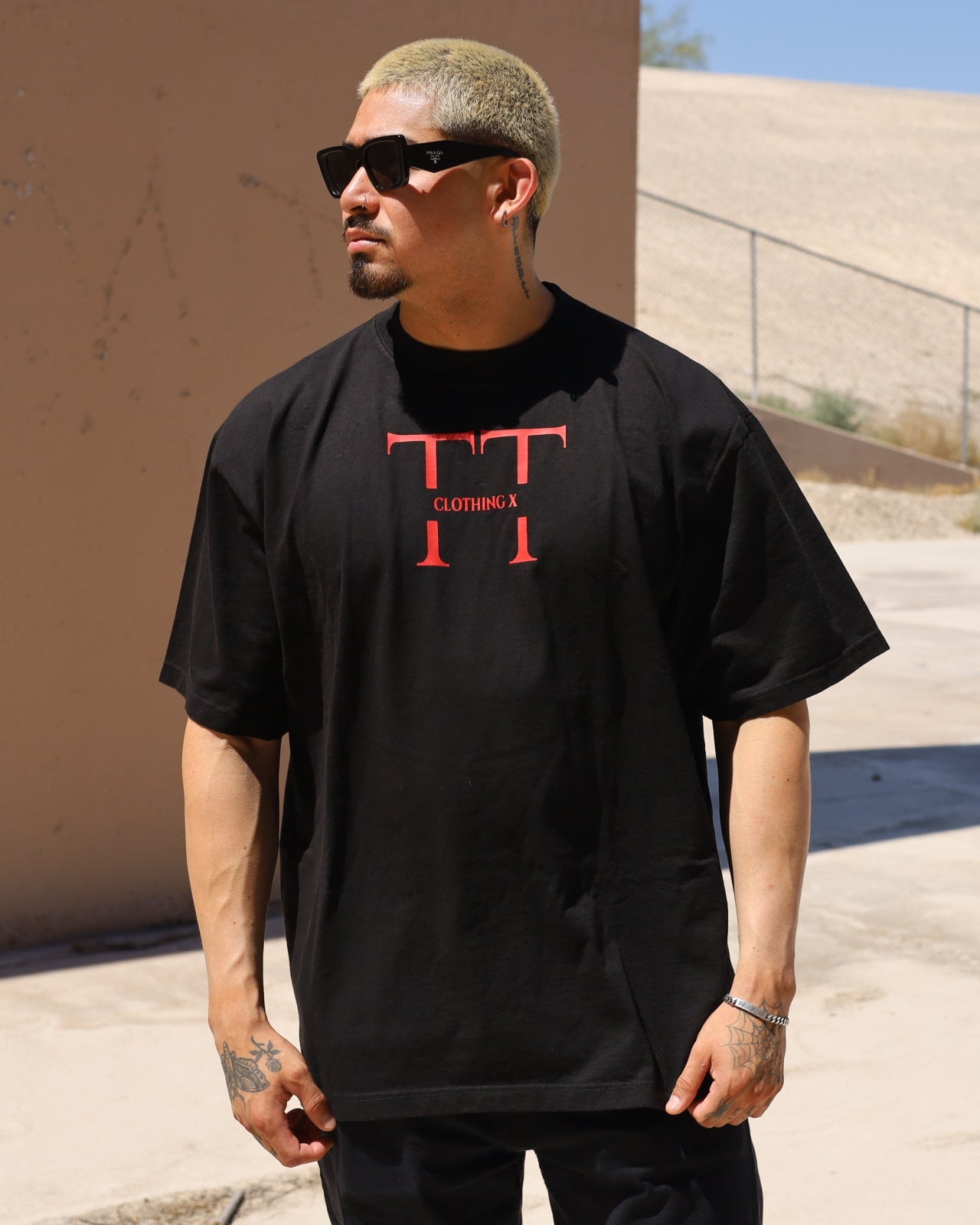 Too Tough Oversized Tee - Black