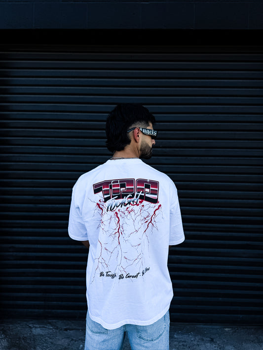 Too Tough Impolite Tee - White